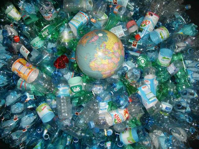 déchets plastiques recyclés