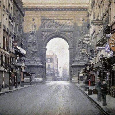 photos de Paris en couleur de 1914